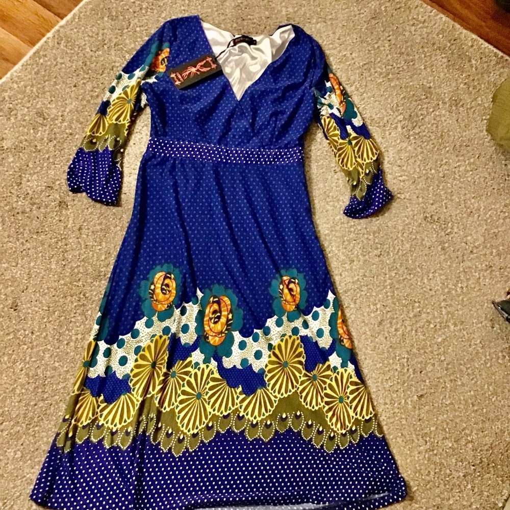 Reborn Printed Dress NWT